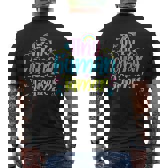 Tiny Human Tamer Daycare Provider Nanny Pre-K Teacher Men's Back Print T-Shirt - Monsterry