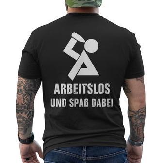 Unemployed T-Shirt mit Rückendruck - Geschenkecke