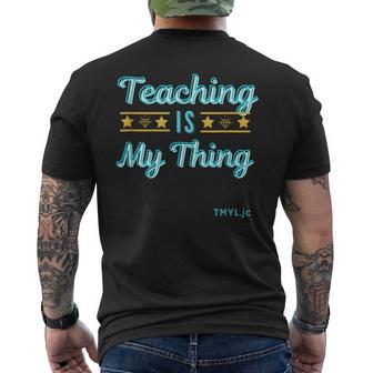 Unterricht Ist Meine Sache Für Lehrer Aller Dinge Lehrer T-Shirt mit Rückendruck - Geschenkecke