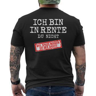 Viel Spaß Beim Arbeit Rente Retirement Pensioner T-Shirt mit Rückendruck - Geschenkecke