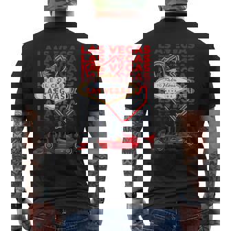 Welcome To Las Vegas Racing Race Car Strip Formula Track Men's T-shirt Back Print - Thegiftio UK