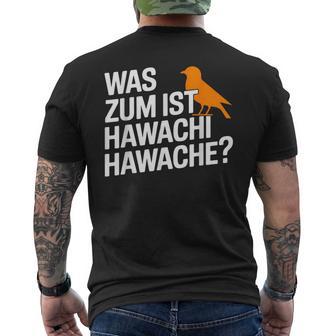 Was Zum Geier Ist Hawachi Meme T-Shirt mit Rückendruck - Geschenkecke