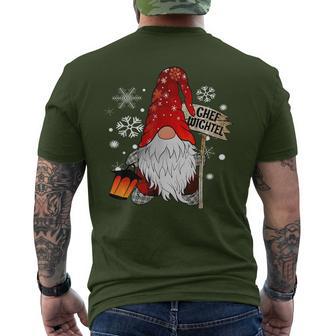 Chef Wichtel Christmas Gnome T-Shirt mit Rückendruck - Geschenkecke