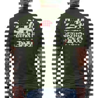 Christmas Squad 2024 Family Group Matching Christmas Xmas Men's T-shirt Back Print | Mazezy
