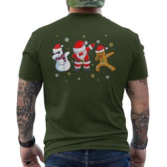 Dabbing Santa Claus For Children T-Shirt mit Rückendruck - Geschenkecke