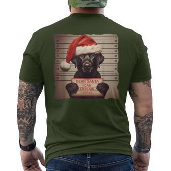 Labrador Retriever Dog Christmas T-Shirt mit Rückendruck - Geschenkecke