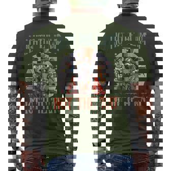 Light The Lamp Not The Rat Christmas Holiday Rat Men's T-shirt Back Print | Mazezy
