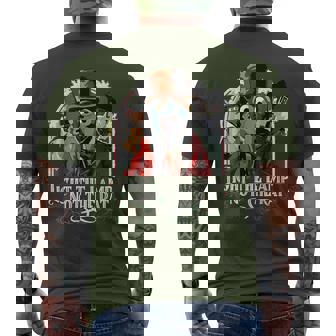 Light The Lamp Not The Rat Christmas Men's T-shirt Back Print | Mazezy