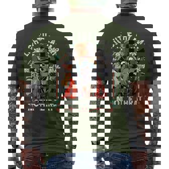 Light The Lamp Not The Rat Christmas Men's T-shirt Back Print | Mazezy