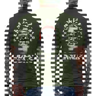 Merry Rizzmas Sigmas Rizz Christmas Santa N Gen Alpha Men's T-shirt Back Print - Thegiftio