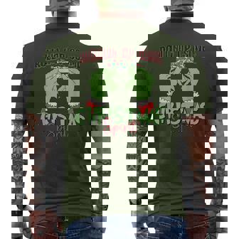 Rolling Up Some Christmas Spirit Xmas Tree Cakes Men's T-shirt Back Print - Monsterry