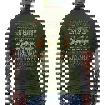 Tech Support Im Here To Delete Your Cookies Christmas Men's T-shirt Back Print - Thegiftio