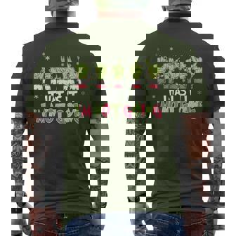 That's It I'm Not Going Green Christmas Winter Men's T-shirt Back Print - Thegiftio