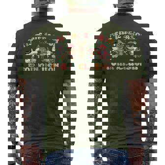 Tis The Season For Inclusion Ot Pt Slp Therapist Christmas Men's T-shirt Back Print - Monsterry