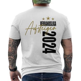 Aufsteigererbandsliga 2024 Aufstieg League Champion T-Shirt mit Rückendruck - Geschenkecke