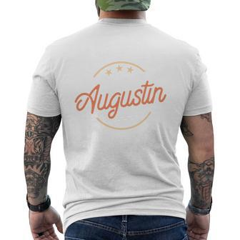 Augustine The Man Of Myth The Legend T-Shirt mit Rückendruck - Geschenkecke