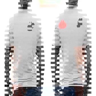 In Case Of Fire Jump Into Snake Pit Men's Back Print T-Shirt - Monsterry