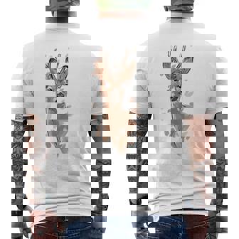 Chasse Pour Homme Chevreuil Cadeau Chasse Hommes Manche Longue T-shirt imprimé au dos - Cadeauxyz