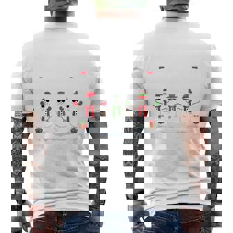 Chillin With My Snowmies Hristmas Squad Crew Snowman Men's T-shirt Back Print - Seseable