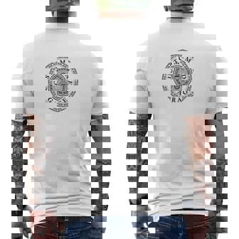 Custom-Made Garage Motorcycles T-Shirt mit Rückendruck - Seseable
