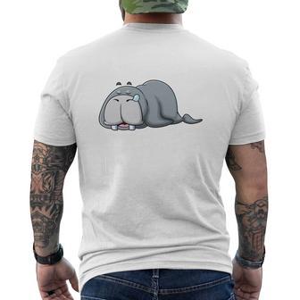 Das Dickerchen Macht Ein Naperchen Walrus Pyjamas Sleep T-Shirt mit Rückendruck - Geschenkecke