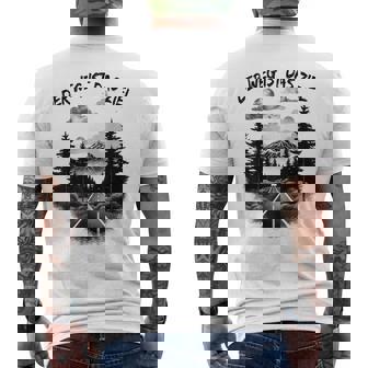 Der Weg Ist Das Ziel Für Einen Wanderer T-Shirt mit Rückendruck - Geschenkecke