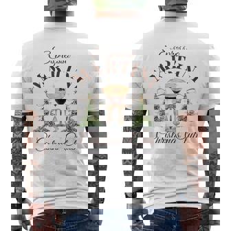 Espresso Martini Christmas Club Coquette Bow Xmas Pajamas Men's T-shirt Back Print - Thegiftio