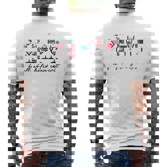 Full Of Holiday Spirit Men's T-shirt Back Print - Monsterry