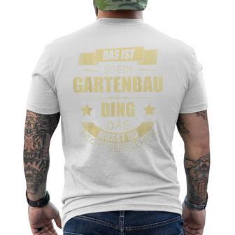 Gardener Gardening Landscape Gardener T-Shirt mit Rückendruck - Geschenkecke