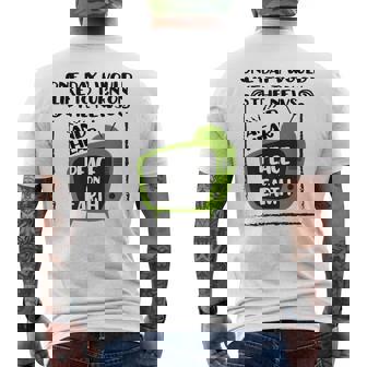 I Would Like To Hear On The News Peace On Earth T Shirt Men's Back Print T-Shirt - Monsterry