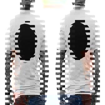 Human Dice 1 For Family Of 6 Matching Halloween Costume Men's Back Print T-Shirt - Monsterry
