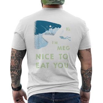 Megalodon Shark Fossil Meg T T-Shirt mit Rückendruck - Geschenkecke