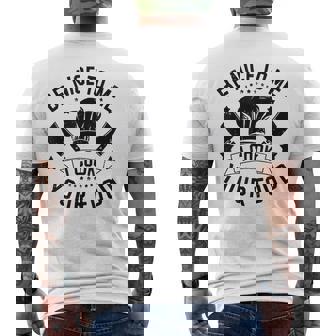 Be Nice To Me I Cook Your Food Cook Hobby Chef Men's Back Print T-Shirt - Monsterry