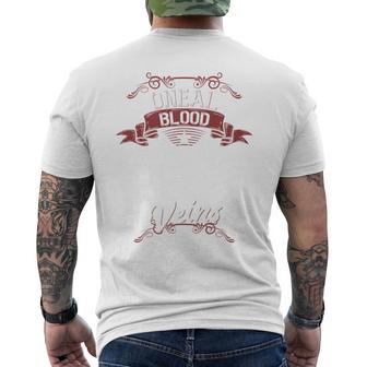 Oneal Blood Runs Through Myeins Last Name Family S T-Shirt mit Rückendruck - Geschenkecke