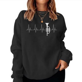 Cool Trumpet For Trumpetist Trumpet Player Women Sweatshirt - Thegiftio UK
