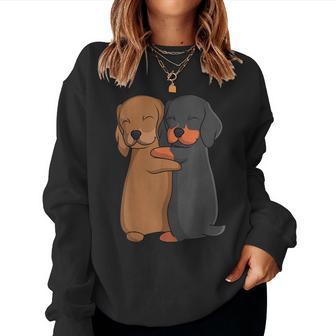 Dachshund Dachshund Teckel Women's Sweatshirt Frauen - Geschenkecke