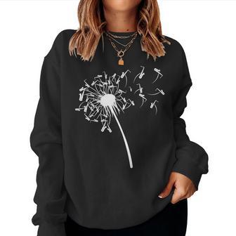 Dandelion Saxophone For Saxophonist Saxophone Sweatshirt Frauen - Geschenkecke