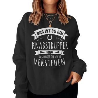 Knabstrupper Horse Das Ist So Ein Knabstrupper Ding Sweatshirt Frauen - Geschenkecke