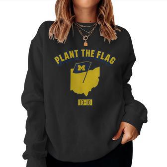 Michigan Plant The Flag '21 '22 '23 '24 Women Sweatshirt - Thegiftio UK