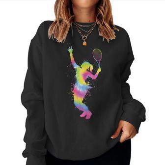 Tennis Player Splash Tennis Teacher Women's Girls Sweatshirt Frauen - Geschenkecke