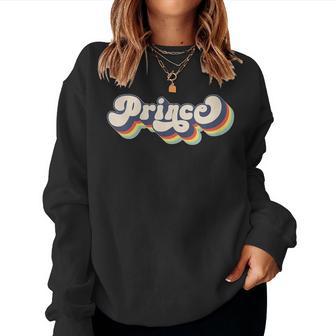 Women's Prince Family Name Personalised Last Name Prince Sweatshirt Frauen - Geschenkecke