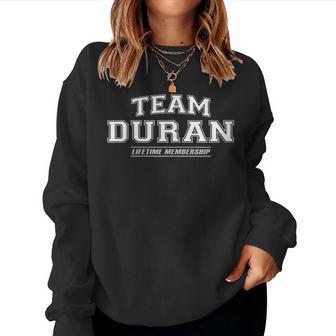 Women's Team Duran Proud Family Name Last Name With-Neck S Sweatshirt Frauen - Geschenkecke