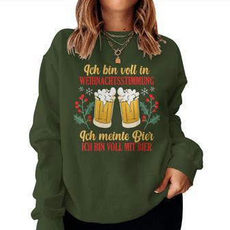 Christmas Beer Drunken Santa Claus Sweatshirt Frauen - Geschenkecke