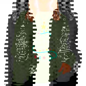 Gastro Christmas Crew Gastroenterology Nurse Endoscopy Techs Women Sweatshirt | Mazezy