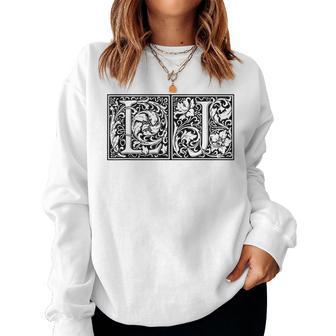 Lj Initialen L J Name Nachname Onomastics Onomatology Sweatshirt Frauen - Geschenkecke