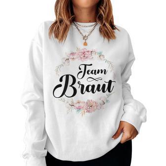 Women's Team Bride Team Bride Jga Poltern Sweatshirt Frauen - Geschenkecke