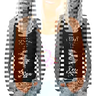 Cadeau Fille Patinage J'peux Pas J'ai Roller Licorne Débardeur pour femme - Cadeauxyz