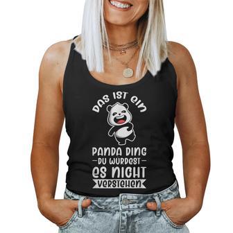 Das Ist Ein Panda Ding Panda Panda Bear Tank Top Frauen - Geschenkecke