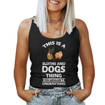 Dies Ist Ein Faultier- Und Hunde-Ding-Sloths Tank Top Frauen - Geschenkecke