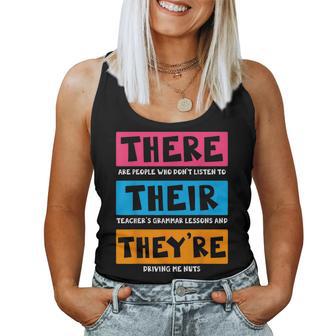 English Teacher Grammar Tank Top Frauen - Geschenkecke